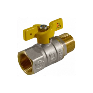 Шар. кран газ 3/4 г/г (г/ш)бабочка - ЦентрСтрой Ставрополь