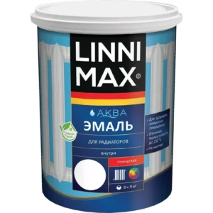 Эмаль ВД акрил.Аква белая глянц..Linnimax 0