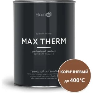 Эмаль Элкон жарост. корич. 0