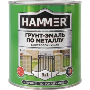 Эмаль Mister Hammer молот. т.зеленая 0