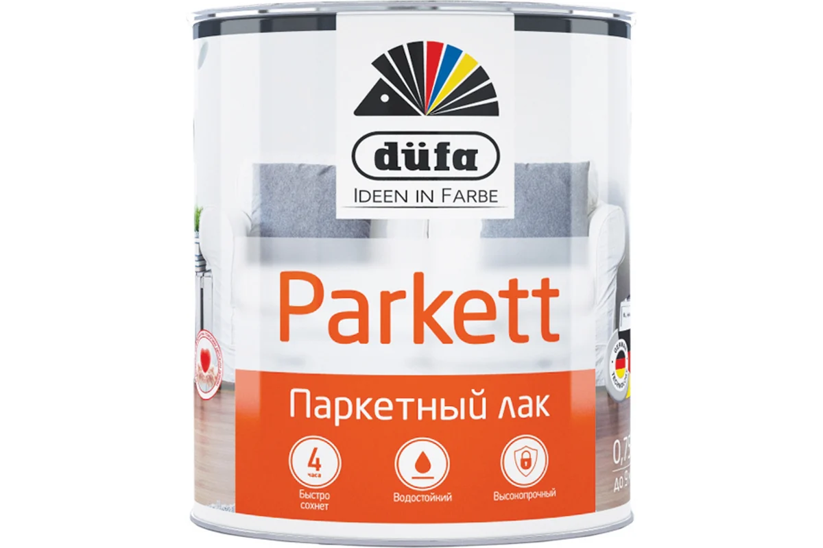 Лак Dufa паркет. п/матов. 0
