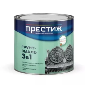 Грунт Престиж по ржав. 3в1 черная 1