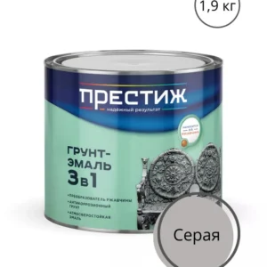 Грунт Престиж по ржав. быстрос. серая 1