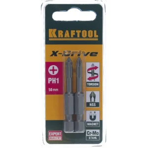 Биты Kraftool РН1 50мм 26121-1-50-2 - ЦентрСтрой Ставрополь