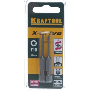 Биты Kraftool Т10 50мм 26125-10-50-2 - ЦентрСтрой Ставрополь