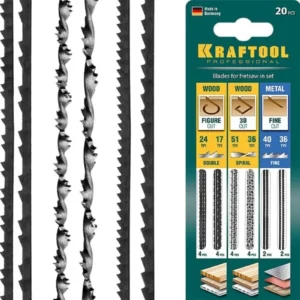 Набор kraftool  полотна для лобзика 20шт. 15348-Н20 - ЦентрСтрой Ставрополь