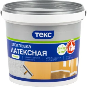 Шпатлевка "Текс" Профи латексная-5кг - ЦентрСтрой Ставрополь