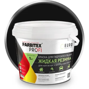 Краска Farbitex глубокомат.черная 2