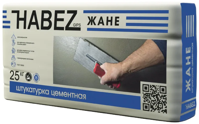 Штукатурка цементная Хабез-Жане 25кг
