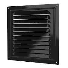 Решетка вентиляц. 200*200 окраш.сталь (2020mer black)