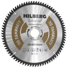 Диск пильный Hilberg ламинат 230*80Т/30мм Hl230