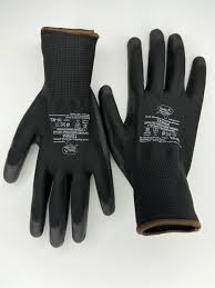 Перчатки нейлон. M (GM1001PU-black-8)